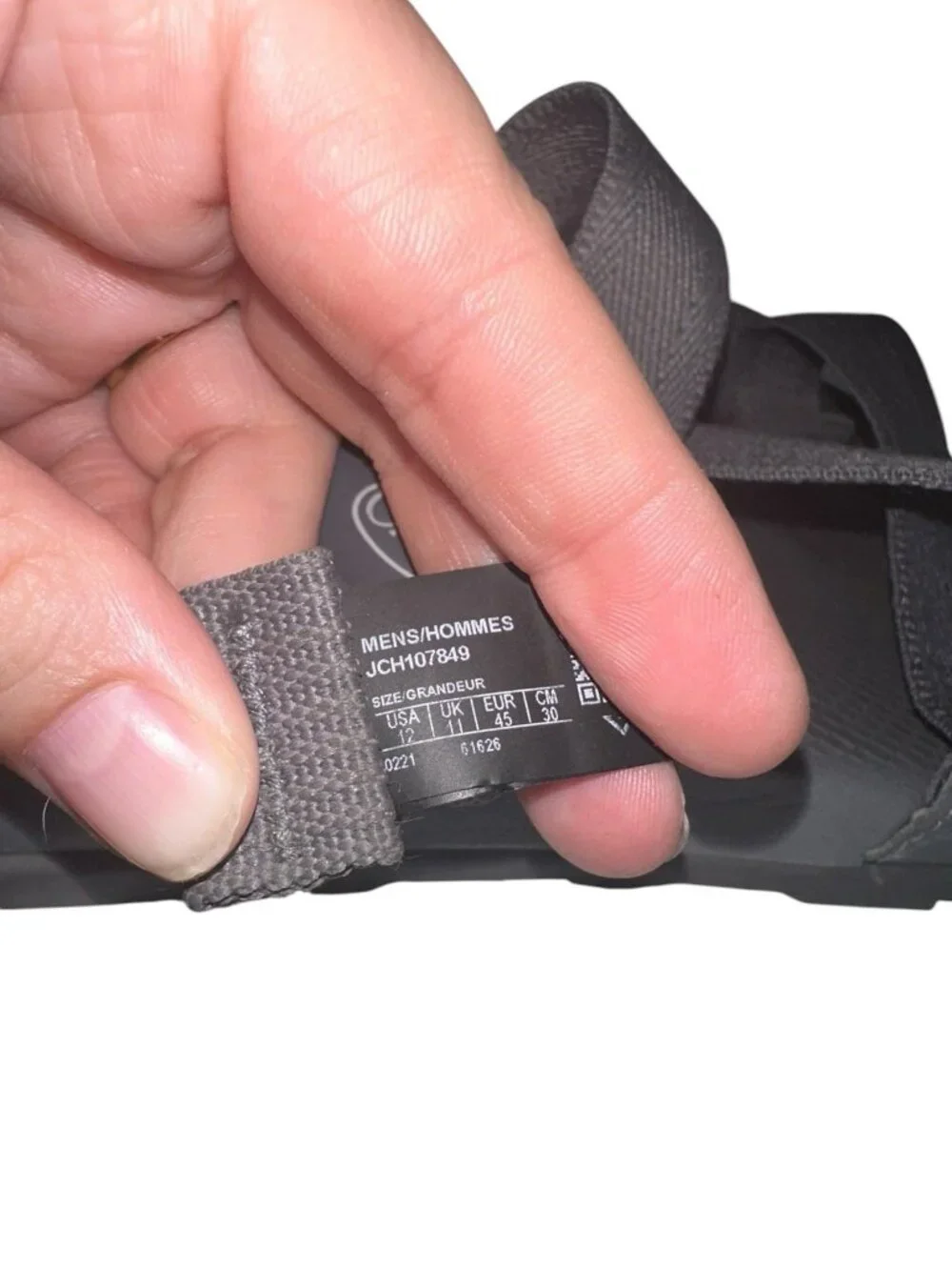 Chaco Sandals Men's Size 12 Grey Lowdown 2 Strappy Outdoors Adventure JCH107849